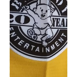 Men's Sport All Stitched #10 Baseball Jersey - Breathable V-Neck Short Sleeve with Full Embroidery, Red/White/Yellow Color Options, Button-Up Regular Fit for Training, Competition, Parties & Casual Wear, Athletic Event Clothing, Durable Sportswear