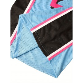 Men'S American Basketball Shirt # 25 Embroidered Polyester Blue Ball Shirt Loose Knitted Fabric Suitable For Street Team Sports Vacation Beach S-XXXL