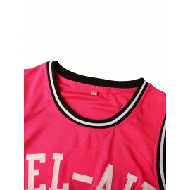 Men'S Basketball Shirt # 14 Pink Basketball Shirt Suitable For Competition Training Team Sports S-XXXL
