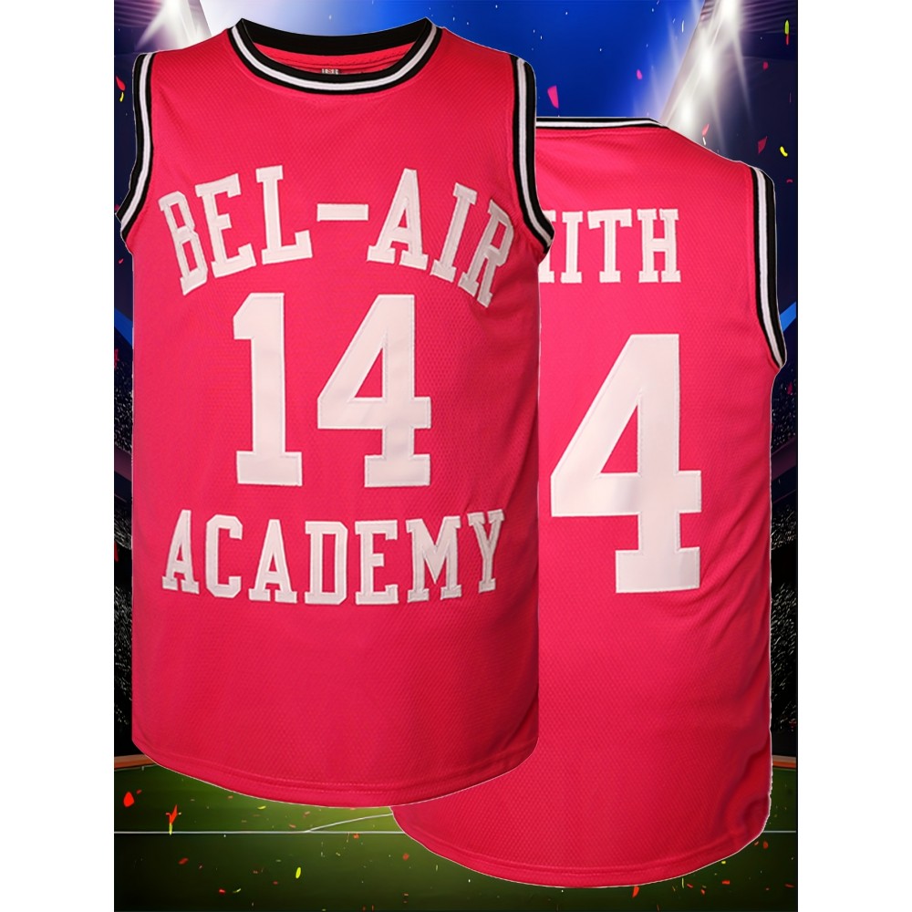 Men'S Basketball Shirt # 14 Pink Basketball Shirt Suitable For Competition Training Team Sports S-XXXL Men'S Basketball Shirt # 14 Pink Basketball Shirt Suitable For Competition Training Team Sports S-XXXL