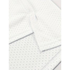 Men's #3 Montrose Christian Basketball Jersey - Breathable, Embroidered Polyester, White & Green with Round Neckline, Sizes S-3XL - Perfect for Team Sports, Casual Wear & Training, Basketball Accessories