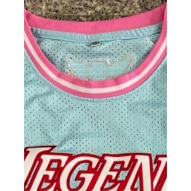 Men's #8-24 Light Blue Basketball Jersey - Breathable Embroidered Polyester Sports Shirt for Training, Competition & Casual Wear, Sizes S-XXXL, Round Neck, Loose Fit, Perfect for Spring, Summer & Fall