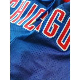 Men'S Casual Basketball Shorts, Letter Embroidered Design, Men'S Summer Breathable Quick Dry Sports Shorts