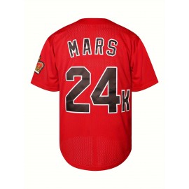 24 Men'S Baseball Jersey, Sports Training Jersey, Breathable And Comfortable Shirt S-3XL