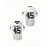 Letter And Number 45 Embroidery, Men's Short Sleeve V-neck Football Jersey, Comfy Top For Training And Competition
