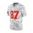 Men's #87 Retro Grey Sports Jersey - Breathable Polyester V-Neck Loose Fit T-Shirt with Camouflage Pattern All-Season Top for Football,, Parties, Streetwear | Machine Washable, Unisex Design for Men & Couples, Sports T Shirt, Party Attire, Detailing