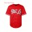 Men'S # 0 Red Baseball Shirt - Retro Sports Training And Casual S-3XL Polyester Fiber V-neck Button Design Perfect For Summer Parties And Outdoor Activities