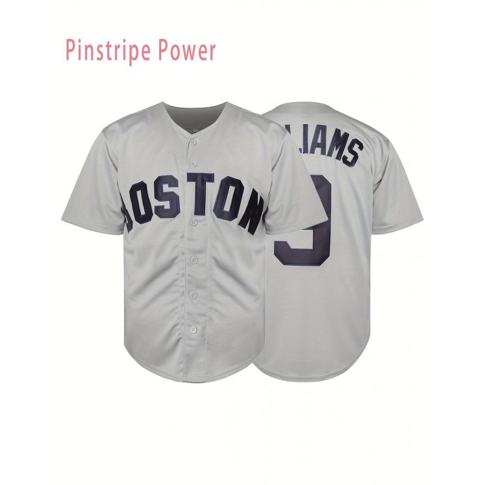 Men'S # 9 Baseball Training Jersey V-neck Sleeveless Sports Shirt Suitable For Sports And Casual Wear S-3XL Men'S # 9 Baseball Training Jersey V-neck Sleeveless Sports Shirt Suitable For Sports And Casual Wear S-3XL