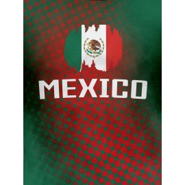 Professional Sports Fabric Men'S Creative Pattern Print North America Home Soccer Jersey T-shirt