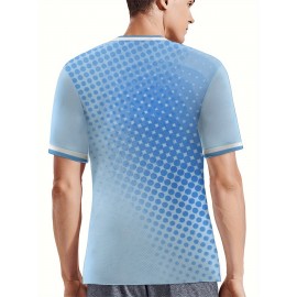 Argentina-Inspired Sun Pattern Sports Soccer Jersey, Fan Edition Shirt With Professional Fabric, Lightweight Breathable Athletic Top For Football Fans
