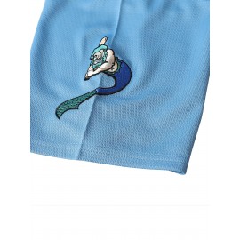 Men's #55 Blue Baseball Jersey - Embroidered V-Neck, Retro Mets Design with 