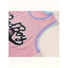 23# Men's Basketball Jersey, Embroidered Crewneck Breathable Race Training Uniform Jersey 90s Representative Works