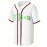 Stitched 96 White Baseball Jersey Embroidery V Neck Short Sleeve Baseball Shirt, Breathable Button-Up Sports Uniform For Training Competition Party